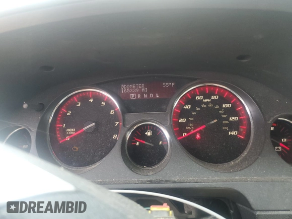 2009 GMC Acadia SLT2 with VIN 1GKER33D49J189310, listed as a Copart auction lot 61991705 with 165,339 mi miles and Salvage title. Bid and sale history available at DreamBid. Image 9.