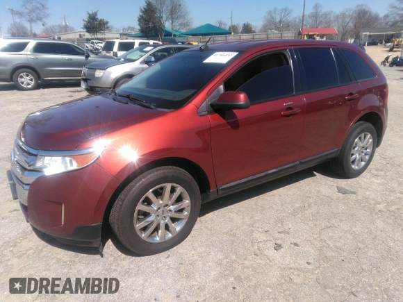2014 Ford Edge SEL with VIN 2FMDK3JC3EBB06191, listed as a IAAI auction lot 41784832 with 142,847 mi miles. Bid and sale history available at carsss.com. Image 2.