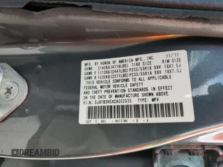 2012 Acura RDX Tech Pkg with VIN 5J8TB2H5XCA002535, listed as a Copart auction lot 45672205 with 231,742 mi miles and Salvage Title. Bid and sale history available at carsss.com. Image 13.