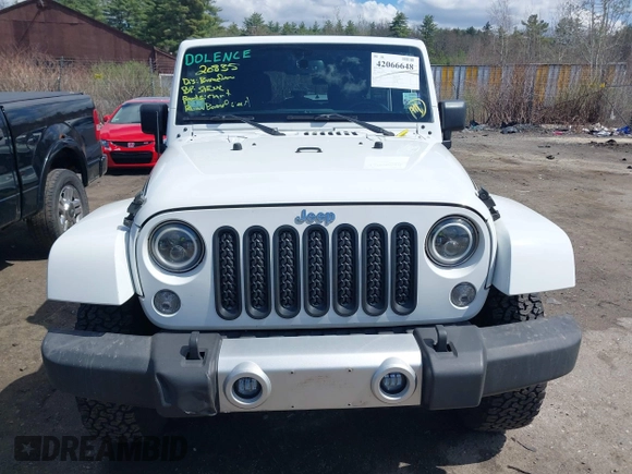 2015 Jeep Wrangler Unlimited Sahara with VIN 1C4HJWEG6FL556460, listed as a IAAI auction lot 42066648 with 54,747 mi miles. Bid and sale history available at carsss.com. Image 13.