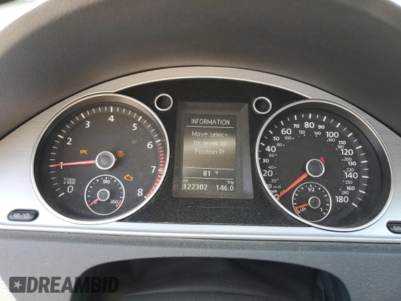 2016 Volkswagen CC Sport with VIN WVWBP7AN6GE513628, listed as a Copart auction lot 57667775 with 122,302 mi miles and Salvage title. Bid and sale history available at DreamBid. Image 9.