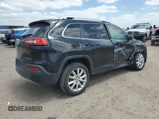 2016 Jeep Cherokee Limited with VIN 1C4PJLDB0GW287372, listed as a Copart auction lot 52795535 with 173,038 mi miles and Salvage title. Bid and sale history available at DreamBid. Image 3.