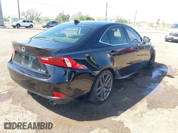 2015 Lexus IS 350 with VIN JTHBE1D20F5015443, listed as a IAAI auction lot 41792413 with 108,409 mi miles and . Bid and sale history available at DreamBid. Image 4.