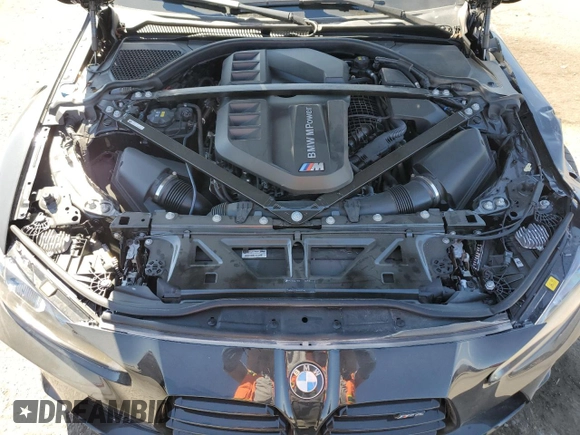 2021 BMW M4 with VIN WBS53AZ01MCG99595, listed as a Copart auction lot 71684364 with 12,848 mi miles and Salvage Title. Bid and sale history available at carsss.com. Image 12.