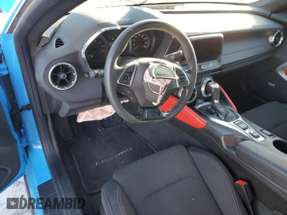 2023 Chevrolet Camaro LT1 with VIN 1G1FF1R77P0114711, listed as a Copart auction lot 43577835 with 35,955 mi miles and Clean Title. Bid and sale history available at DreamBid. Image 8.