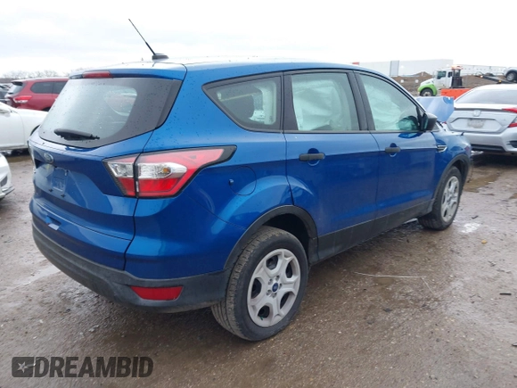 2018 Ford Escape S with VIN 1FMCU0F73JUA54856, listed as a IAAI auction lot 41542759 with 108,322 mi miles. Bid and sale history available at carsss.com. Image 4.