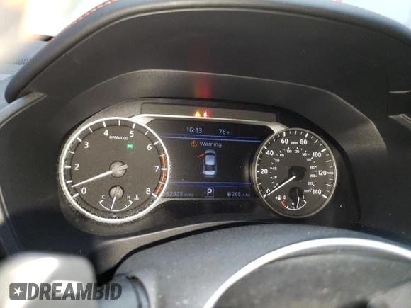 2025 Nissan Altima SR with VIN 1N4BL4CV0SN310045, listed as a Copart auction lot 55051075 with 12,925 mi miles and Clean Title. Bid and sale history available at DreamBid. Image 9.
