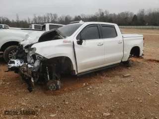 2019 Chevrolet Silverado 1500 LTZ with VIN 3GCUYGED6KG139837, listed as a Copart auction lot 84637324 with 0 mi miles and Salvage Title. Bid and sale history available at carsss.com. Image 1.