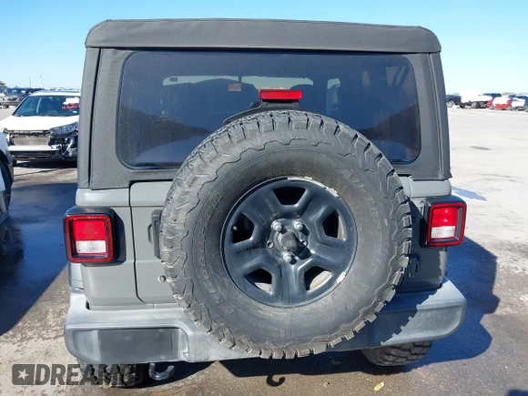 2018 Jeep Wrangler Sport S with VIN 1C4GJXAG4JW283209, listed as a IAAI auction lot 41770557 with 34,041 mi miles and . Bid and sale history available at DreamBid. Image 16.