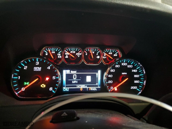 2019 Chevrolet Suburban LT with VIN 1GNSKHKCXKR272103, listed as a Copart auction lot 48343685 with 147,285 mi miles and Salvage Title. Bid and sale history available at carsss.com. Image 9.