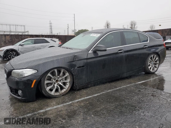 2016 BMW 5 Series 535i with VIN WBA5B1C57GG553787, listed as a Copart auction lot 48197155 with 72,781 mi miles and Salvage Title. Bid and sale history available at DreamBid. Image 1.