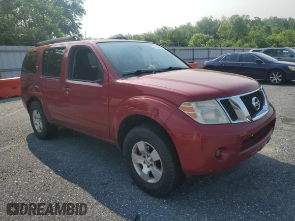 2010 Nissan Pathfinder SE with VIN 5N1AR1NB3AC623361, listed as a Copart auction lot 59786565 with 190,695 mi miles and Salvage title. Bid and sale history available at DreamBid. Image 4.