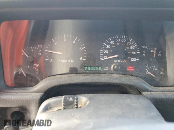 2001 Jeep Cherokee Sport z VIN 1J4FF48S71L532376, wystawiony jako Copart lot #81408644 z przebiegiem 230 058 mil mil oraz Szkoda całkowita • Salvage title. Historia ofert i sprzedaży dostępna na DreamBid. Obrazek 9.