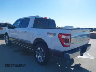 2022 Ford F-150 XL with VIN 1FTFW1E84NFA47288, listed as a IAAI auction lot 41731502 with 44,963 mi miles. Bid and sale history available at carsss.com. Image 3.