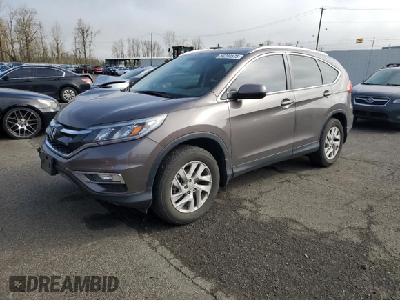 2015 Honda CR-V EX-L with VIN 2HKRM4H79FH617056, listed as a Copart auction lot 50390375 with 73,701 mi miles and Salvage Title. Bid and sale history available at carsss.com. Image 1.