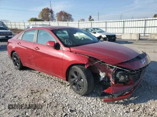 2023 Hyundai Elantra SEL with VIN KMHLM4AG9PU497844, listed as a Copart auction lot 53797834 with 13,488 mi miles and Salvage Title. Bid and sale history available at DreamBid. Image 4.