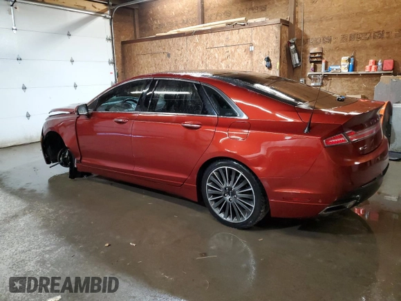 2014 Lincoln MKZ with VIN 3LN6L2GK8ER820043, listed as a Copart auction lot 50774965 with 132,609 mi miles and Salvage title. Bid and sale history available at DreamBid. Image 2.