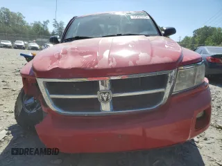2008 Dodge Dakota SLT with VIN 1D7HE48K88S527114, listed as a Copart auction lot 57357515 with 267,390 mi miles and Salvage title. Bid and sale history available at DreamBid. Image 5.