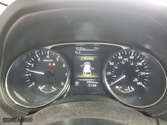 2016 Nissan Rogue SV with VIN 5N1AT2MV9GC850646, listed as a Copart auction lot 53889995 with 39,856 mi miles and Salvage Title. Bid and sale history available at carsss.com. Image 9.