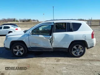 2016 Jeep Compass High Altitude Edition with VIN 1C4NJCEA8GD676091, listed as a IAAI auction lot 41447387 with 120,881 mi miles. Bid and sale history available at carsss.com. Image 14.
