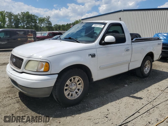 2003 Ford F-150 XL with VIN 1FTRF17W83NA54398, listed as a Copart auction lot 58680304 with 164,874 mi miles and Salvage Title. Bid and sale history available at DreamBid. Image 1.