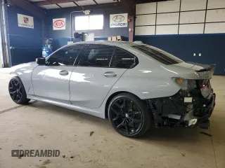 2025 BMW 3 Series M340i xDrive with VIN 3MW69FT03S8E94648, listed as a Copart auction lot 48561965 with 6,093 mi miles and Salvage Title. Bid and sale history available at carsss.com. Image 2.