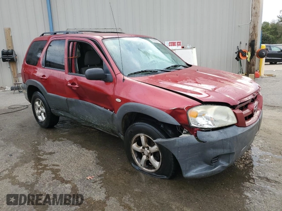 2005 Mazda Tribute i with VIN 4F2YZ02Z55KM63784, listed as a Copart auction lot 82362674 with Not Provided miles and Salvage Title. Bid and sale history available at carsss.com. Image 4.