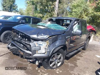2016 Ford F-150 XLT with VIN 1FTEW1EG2GFA98066, listed as a IAAI auction lot 40541026 with 1 mi miles. Bid and sale history available at carsss.com. Image 2.