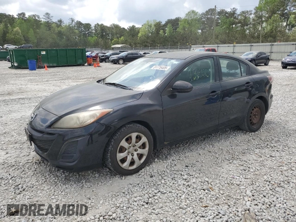 2010 Mazda 3 i Sport with VIN JM1BL1SG8A1311865, listed as a Copart auction lot 51776405 with 131,650 mi miles and Salvage Title. Bid and sale history available at carsss.com. Image 1.