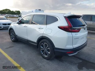 2021 Honda CR-V EX with VIN 5J6RW1H56MA001997, listed as a IAAI auction lot 41555434 with 43,083 mi miles. Bid and sale history available at carsss.com. Image 3.