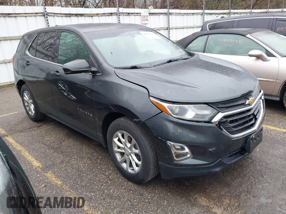 2019 Chevrolet Equinox LT with VIN 2GNAXKEV1K6185743, listed as a IAAI auction lot 40847405 with 58,722 mi miles and . Bid and sale history available at DreamBid. Image 1.
