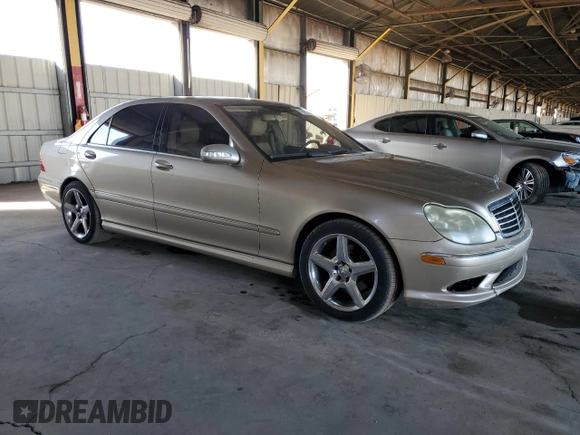 2005 Mercedes-Benz S-Class 4.3L with VIN WDBNG70J85A449008, listed as a Copart auction lot 78290644 with 162,416 mi miles and Clean Title. Bid and sale history available at carsss.com. Image 4.