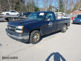 2006 Chevrolet Silverado 1500 Work Truck with VIN 3GCEC14X56G267133, listed as a IAAI auction lot 42083903 with 183,028 mi miles. Bid and sale history available at carsss.com. Image 2.