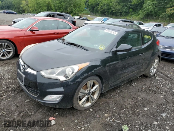 2016 Hyundai Veloster with VIN KMHTC6AD5GU250910, listed as a Copart auction lot 60926793 with 78,205 mi miles. Bid and sale history available at carsss.com. Image 1.