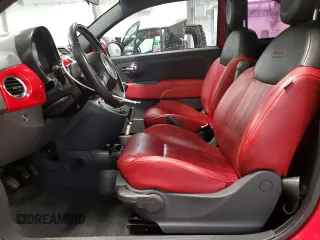 2013 FIAT 500 Turbo with VIN 3C3CFFHH3DT590801, listed as a Copart auction lot 52775845 with 119,252 mi miles and Salvage Title. Bid and sale history available at carsss.com. Image 7.