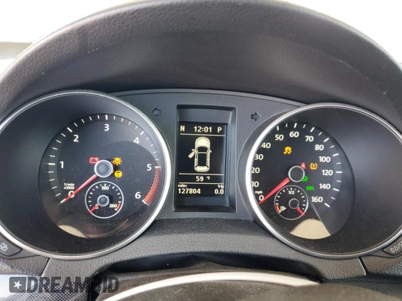 2012 Volkswagen Jetta SportWagen TDI with VIN 3VWPL7AJ7CM640422, listed as a Copart auction lot 75838894 with 127,804 mi miles and Salvage Title. Bid and sale history available at carsss.com. Image 9.
