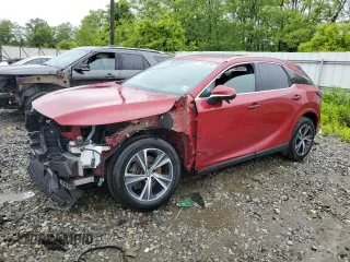 2023 Lexus RX 350 z VIN 2T2BAMCA9PC013732, wystawiony jako Copart lot #57500265 z przebiegiem 52 673 mil mil oraz Szkoda całkowita • Salvage title. Historia ofert i sprzedaży dostępna na DreamBid. Obrazek 1.