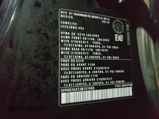 2018 Volkswagen Tiguan S z VIN 3VV0B7AX7JM157409, wystawiony jako Copart lot #58670225 z przebiegiem 162 204 mil mil oraz Nie do naprawy • Non repairable. Historia ofert i sprzedaży dostępna na DreamBid. Obrazek 12.