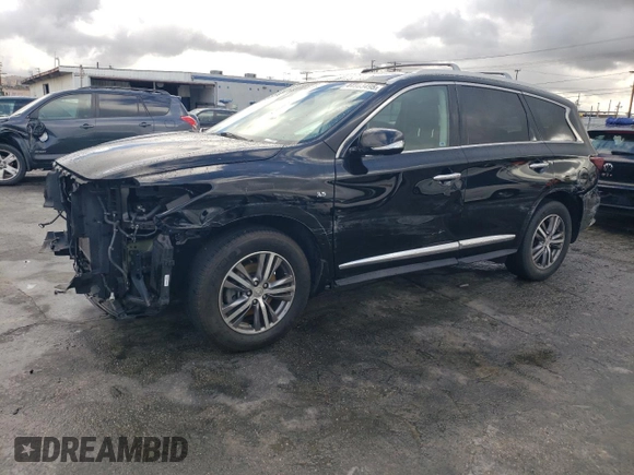 2020 Infiniti QX60 Luxe с VIN 5N1DL0MN3LC506886, выставлен на аукционе Copart как лот 44803495 с пробегом 57 055 миль миль и Списание • Salvage title. История ставок и продаж доступна на DreamBid. Изображение 1.