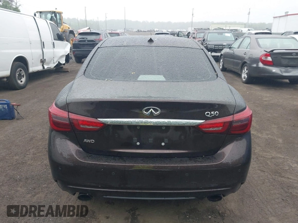 2019 Infiniti Q50 Luxe z VIN JN1EV7AR6KM550427, wystawiony jako IAAI lot #42225183 z przebiegiem 76 144 mil mil oraz . Historia ofert i sprzedaży dostępna na DreamBid. Obrazek 15.