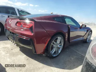 2019 Chevrolet Corvette 2LT with VIN 1G1YD2D78K5101540, listed as a Copart auction lot 74342804 with 0 mi miles and Salvage Title. Bid and sale history available at carsss.com. Image 3.