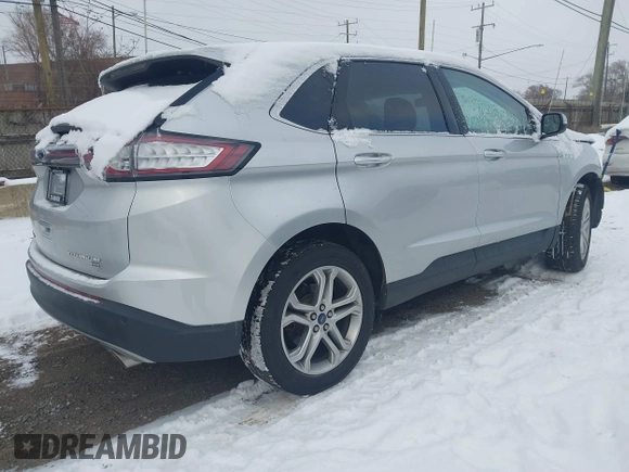 2018 Ford Edge Titanium with VIN 2FMPK4K89JBC14502, listed as a IAAI auction lot 41321136 with 143,052 mi miles. Bid and sale history available at carsss.com. Image 4.