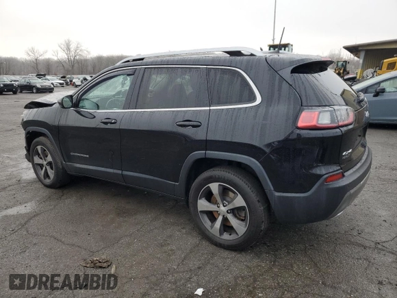 2020 Jeep Cherokee Limited with VIN 1C4PJMDX3LD562210, listed as a Copart auction lot 82904974 with 101,022 mi miles and Non repairable. Bid and sale history available at DreamBid. Image 2.