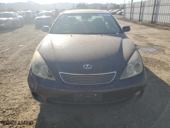 2005 Lexus ES 330 with VIN JTHBA30G655063133, listed as a Copart auction lot 77601574 with 0 mi miles and Salvage Title. Bid and sale history available at carsss.com. Image 5.