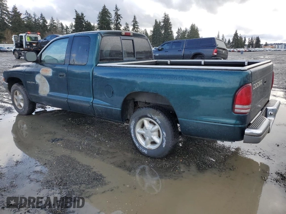 1997 Dodge Dakota with VIN 1B7GL23X1VS192440, listed as a Copart auction lot 43873255 with 73,999 mi miles and Clean Title. Bid and sale history available at carsss.com. Image 2.