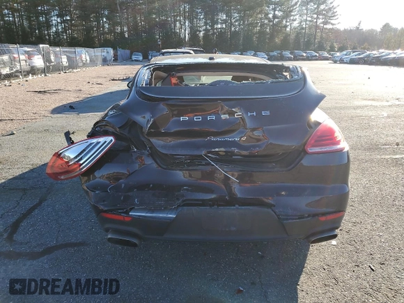 2016 Porsche Panamera 4 with VIN WP0AA2A79GL002671, listed as a Copart auction lot 87905645 with 96,048 mi miles and Salvage title. Bid and sale history available at DreamBid. Image 6.