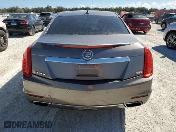 2014 Cadillac CTS Luxury AWD with VIN 1G6AX5S36E0170622, listed as a Copart auction lot 43345385 with Not Provided miles and Salvage Title. Bid and sale history available at DreamBid. Image 6.