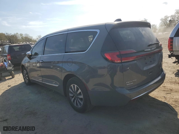2023 Chrysler Pacifica Hybrid Limited with VIN 2C4RC1S70PR503378, listed as a Copart auction lot 78168074 with 23,160 mi miles and Salvage Title. Bid and sale history available at carsss.com. Image 2.