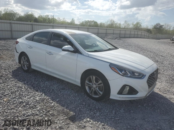 2019 Hyundai Sonata SEL with VIN 5NPE34AF7KH779961, listed as a Copart auction lot 52043225 with 77,965 mi miles and Salvage Title. Bid and sale history available at DreamBid. Image 4.