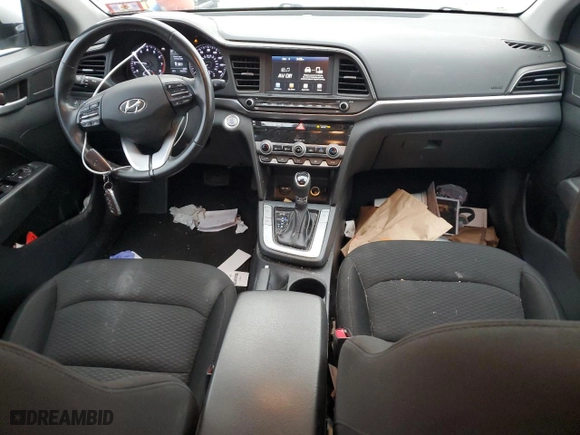 2019 Hyundai Elantra SEL with VIN 5NPD84LF4KH409190, listed as a Copart auction lot 82953374 with 94,026 mi miles and Salvage Title. Bid and sale history available at carsss.com. Image 8.